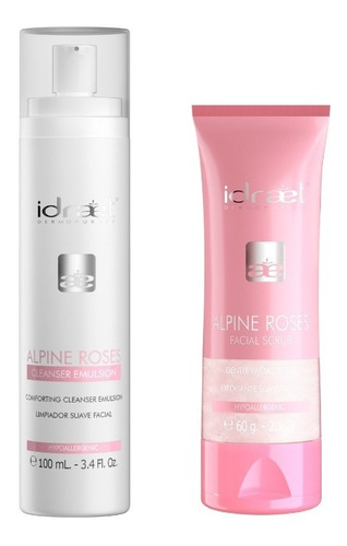 Idraet Alpine Roses Emulsión De Limpieza Facial + Exfoliante