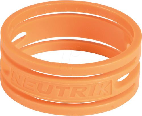 Anillo Identificador Neutrik Para Conector Xlr Naranja Xxr-3