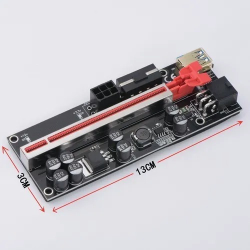 Imagen 4 de 6 de Riser Pcie 16x A 1x V009s Plus Minería Crypto Ethereum