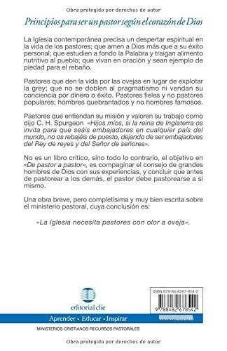 De Pastor A Pastor - Principios Para Ser Un Pastor