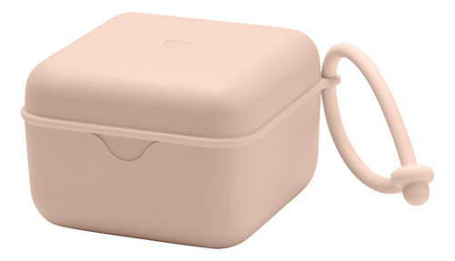 Porta Chupetes Estuche Caja Bibs Color Blush Liso