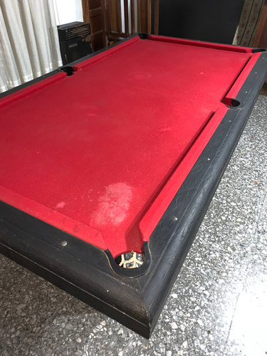Pool Con Mesa De Ping Pong Rojo (Usado)