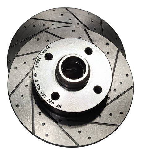 Par Disco De Freio Traseiro Com Cubo Vw Golf Mk3 226mm 3393