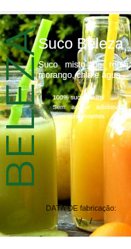 Sucos Funcionais E Detox.  300ml E/ou 500ml