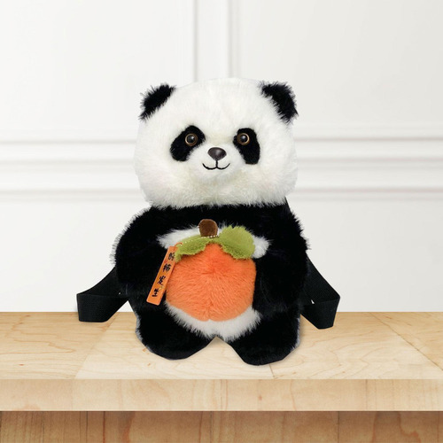 Mochila Con Estilo De Panda De Felpa For Viajes,