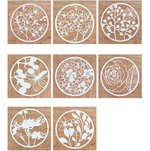 8x Funciones Dibujo Pintura Plantilla Regla Plantilla Arte