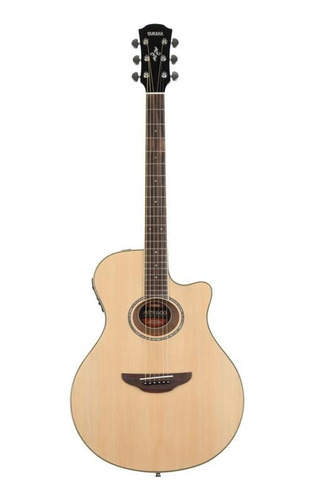 Violão eletroacústica Yamaha APX600 para destros natural pau-rosa brilhante