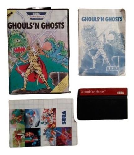 Ghouls'n Ghosts Sega Master System Completo Americano Ntsc-u (Usado)