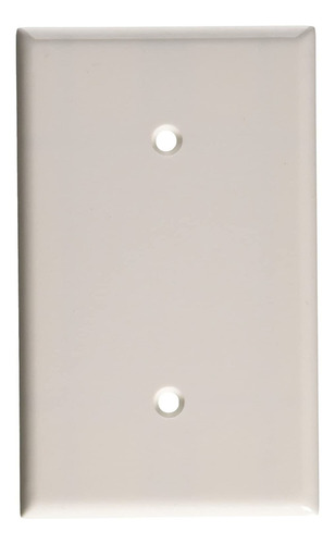 Leviton 88019 1-gang Ningun Dispositivo Wallplate En Blanc