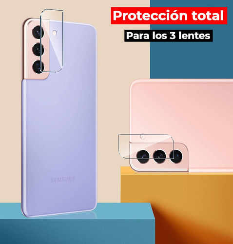 Vidrio Protector Camara Samsung S21 Nuglas Resistencia 9h