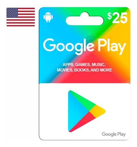 Tarjeta De Regalo Google Play De 20$