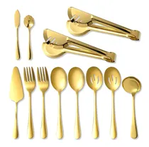 Comprar Utensilios Para Servir Dorados, 12 Utensilios Para Servir...