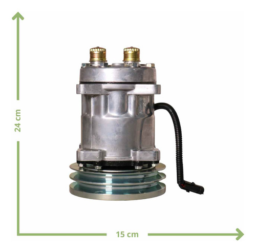 Compressor Ar Condicionado Trator New Holland 47773024 Dvs