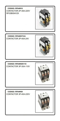 Contactor 2  3 Polos 24v 110v 220v 30a 40a