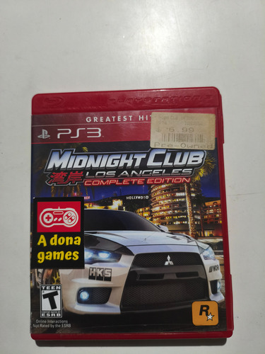 Midnight Club: Los Angeles Complete Edition Ps3 Físico (Usado)