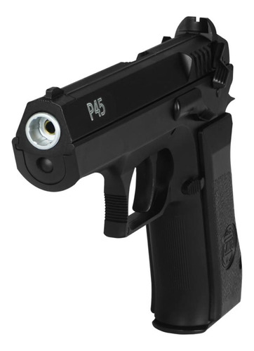 Pistola Co2 P45 Kwc Calibre 4.5mm + Capa 33cm + Co2 12gr
