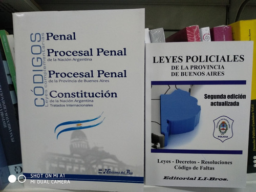 Código Penal + Procesales Pcia. Y Nación + Leyes Policiales