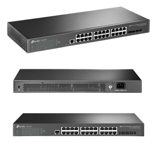 Switch Gestionable 24 Puertos Gigabit L2+ 4 Sfp+ Tl-sg3428x