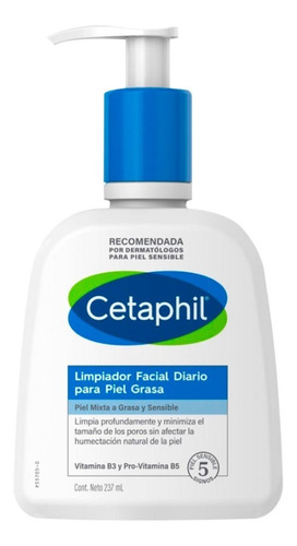 Cetaphil Gel Limpiador Piel Grasa (elimina Acné Y Brillo)