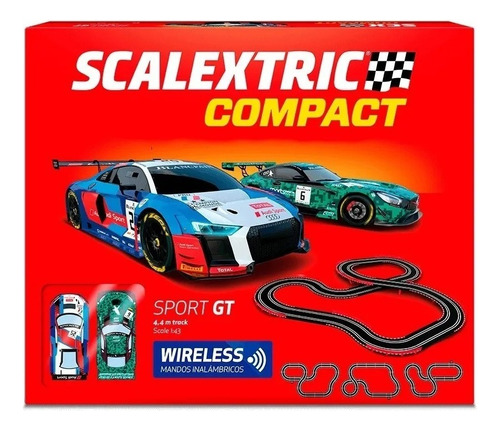 Autopista Eléctrica Scalextric Sport Gt Escala 1:43 Personaje Multicolor