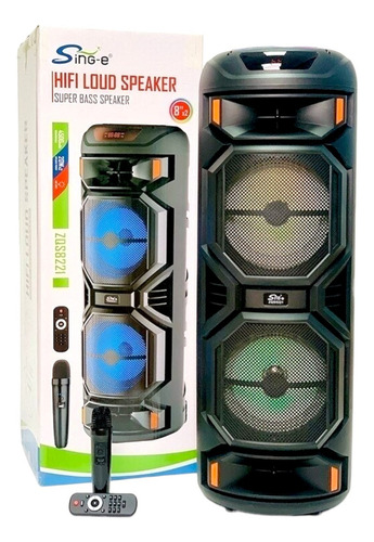 Corneta Inalambrica 8 X 2 Pulgadas Doble 8221 Bluetooth Micr