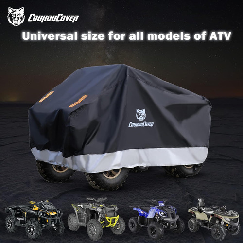 Cobertor Para Atv Coukoucover, Impermeable, Resistente, X...