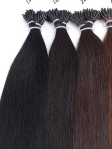 120 Extensiones De 40 Cms Largo Cabello Natural , Sin Color