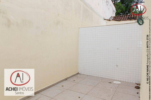 Imagem 25 de 26 de Casa Com 3 Dormitórios À Venda, 100 M² Por R$ 690.000,00 - Marapé - Santos/sp - Ca2115