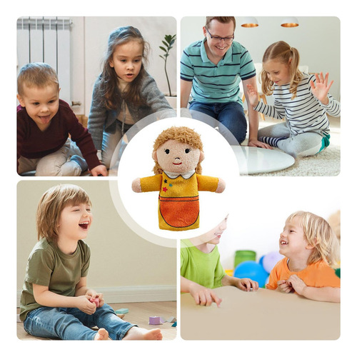 Mz Rompecabezas Finger Family Puppets De Peluche Con Forma