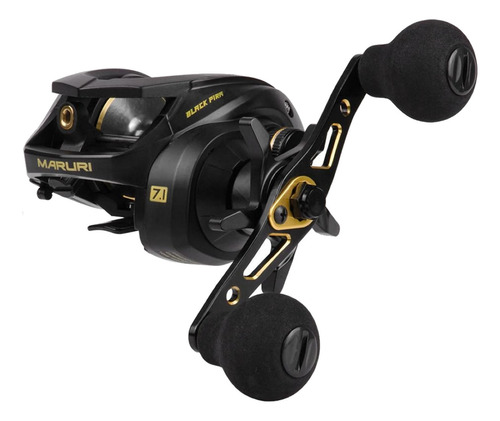 Carretilha Pesca Pesada Maruri Black Pira Bg Drag 18kg 7.1:1