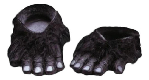Pé Gorila Macaco Látex - Par - Lua De Cristal Fantasias Cor Outro