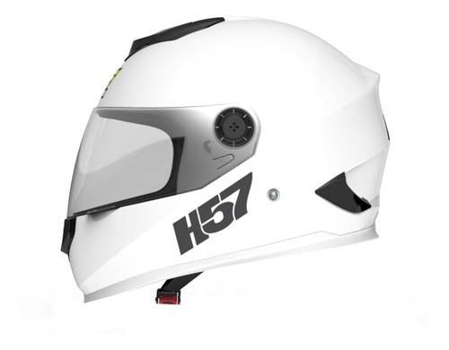 Casco Moto Halcon H57 Integral Blanco Tienda Oficial