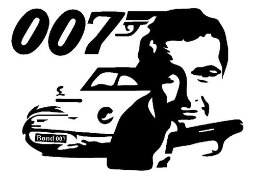 Vinil Decorativo Pared James Bond