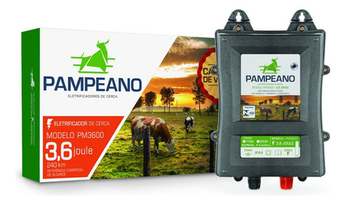 Cerca Elétrica Rural P Caprinos Eletrificador Potente 12v