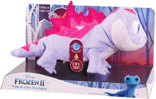 Frozen 2 Salamandra Bruni Espíritu Del Fuego Camina Brilla