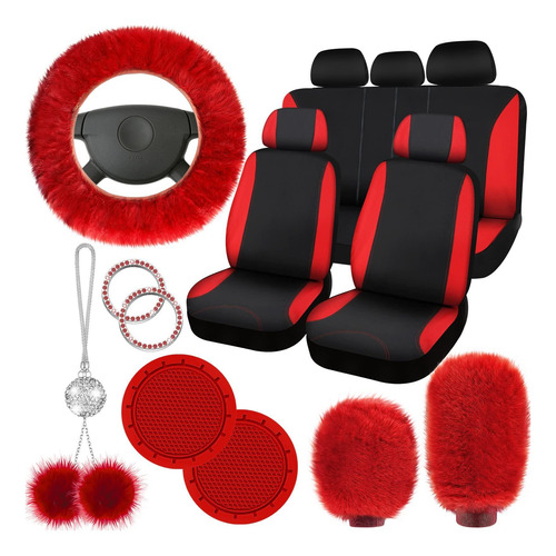 Tallew 17 Pcs Cubierta De Asiento De Automóvil Colla Complet