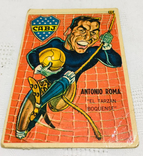 Figurita Tarjeton Sport 1967 Caricatura Roma Boca Jrs 22 Roma Figurita Tarjeton (Usado)