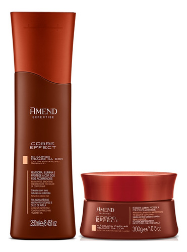 Amend Expertise Cobre Effect Shampoo E Máscara