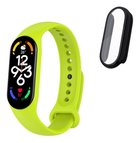 Pulsera De Repuesto Para Xiaomi Mi Band 7 + Funda Negra