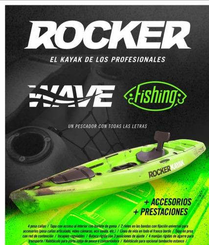 Kayak Wave Fishing Rocker