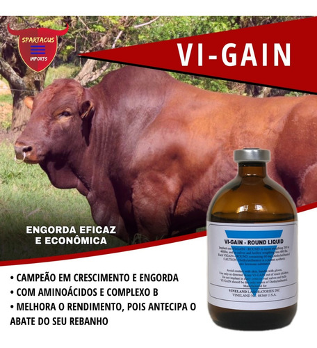 Imagem 2 de 5 de 2 Und New Vi-gain - Vidro Alta Concentração - 100ml