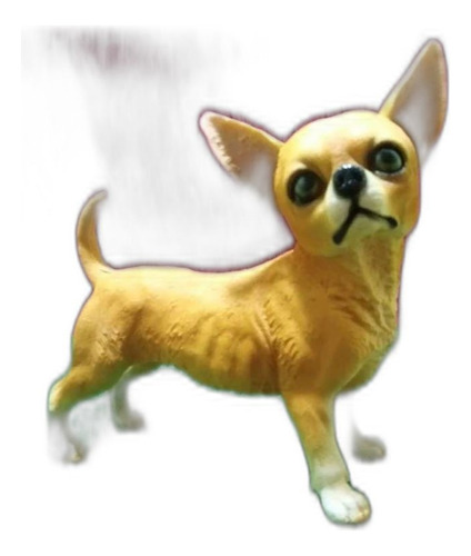 Perro  Chihuahua Alcancía, Figura De Resina De 24 Cm