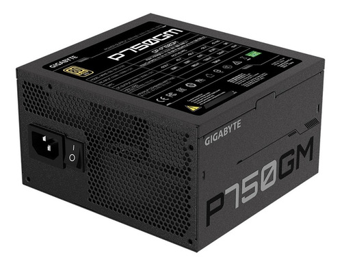 Fuente de alimentación para PC Giga-Byte Technology GP-P750GM 750W negra 100V/240V