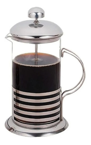 Cafetera Embolo Vidrio Metal 350ml Cafetera Francesa