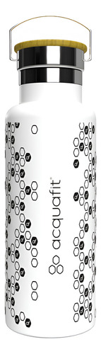 Garrafa Térmica Squeeze - Acquafit 500ml Cor Branco