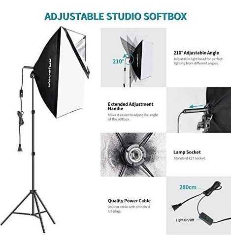 Imagen 3 de 4 de Kit Iluminacion Fotografia 8.5 9.8 Pie Soporte Fondo Luz
