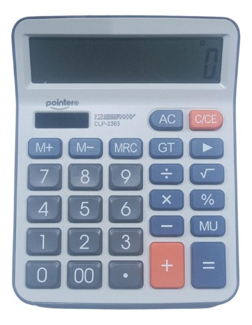 Calculadora De Mesa Casio 12 Digitos Pointer Clp-2363