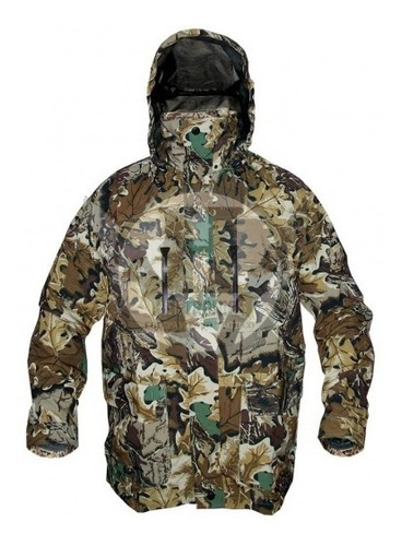 Campera Tricapa Super Impermeable Realtree Caza Forest 