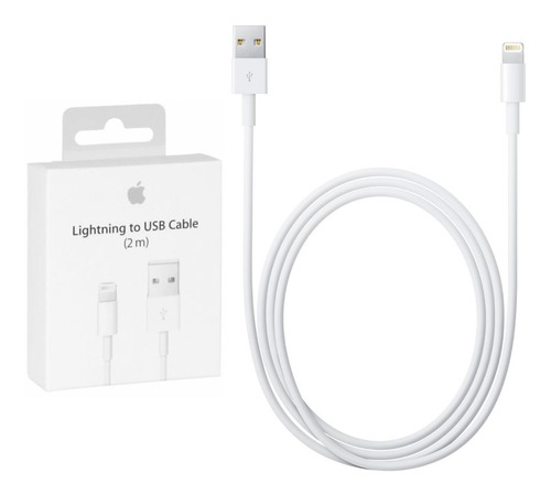 Apple Cable Cargador Lightning A Usb (2 M) Original