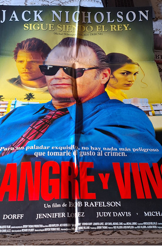 Poster Sangre Y Vino  Jack Nicholson Original